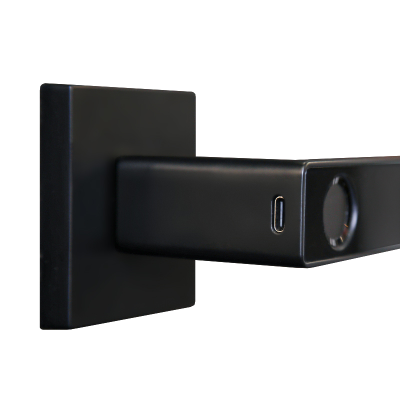 Умная электронная дверная ручка Smart lock R10 Черная