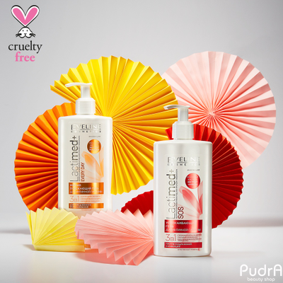 EVELINE мягкий освежающий гель для интимной гигиены молочная кислота и экстракт ромашки LACTIMED+ 250 мл