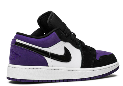 Nike Air Jordan Retro 1 Low (Белые с сереневым)