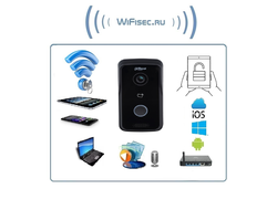 DaHua VTO2111D-WP WiFi/LAN панель видеодомофона с интерком связью, ночное видение, считыватель карт доступа Mifare, с DVR, HD