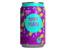 Вкусный Майями Ананас (YUMMY MIAMI PINEAPPLE) сильногазированный напиток, США, объем 355 мл