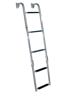 Складной трап из нержавеющей стали Мореман, 5 ступени, 115 см