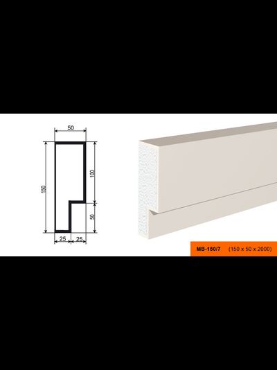 Фасадный молдинг из пенополистирола с покрытием LEPNINAPLAST (Лепнинапласт)  МВ-150/7