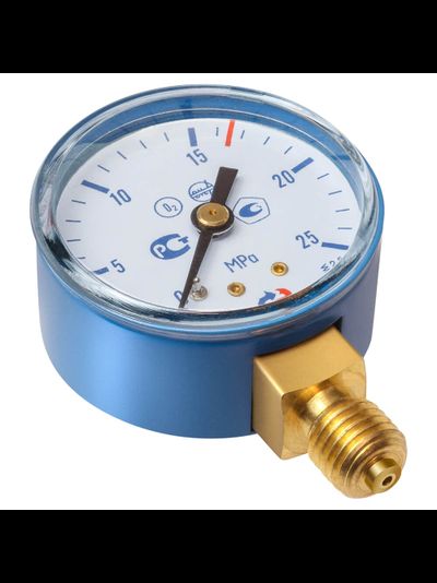 Манометр с поверкой 25,0 МПа, кислород