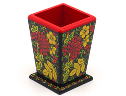 Карандашница Хохлома