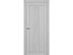 Межкомнатная дверь "Турин-551" дуб серый (стекло сатинато)