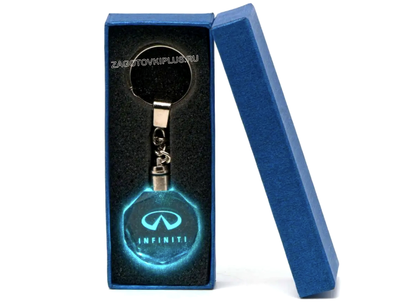 Брелок кристалл с подсветкой с логотипом INFINITI