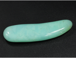 Хризопраз, галтовка, Австралия (47*12*7 мм, 8 г) №28491