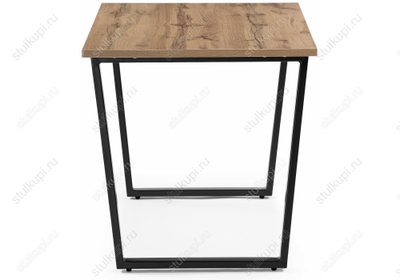 Стол Лота Лофт 120 25 мм дуб вотан / черный матовый