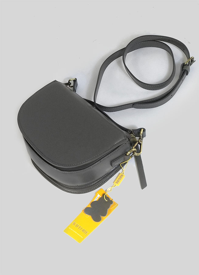 (АРТИКУЛ: 10036/52) СУМКА ЖЕНСКАЯ, МАЛЕНЬКАЯ, НАТУРАЛЬНАЯ ГЛАДКАЯ КОЖА, СЕРАЯ, С ДВУМЯ ПЛЕЧЕВЫМИ РЕМНЯМИ