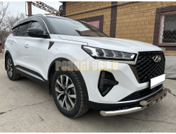 Защита переднего бампера G Папа Тюнинг d60/60 для Chery Tiggo 7 Pro Max 2024-