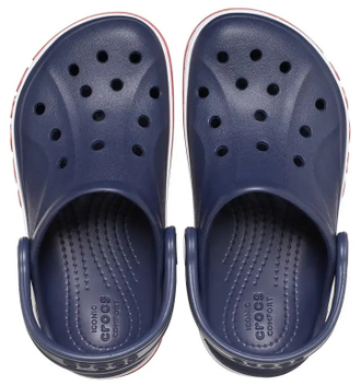 Crocs Bayaband Clogs Детские синие с красным