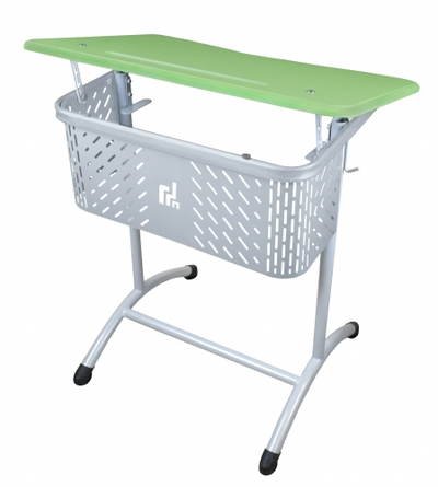 Стол ученический МЕГА одноместный, регулируемый, с перфорированным экраном