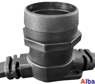 Белт-лайт 2 жилы, 20 см, ЧЕРНЫЙ, 50 метров, 250 шт