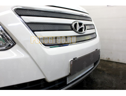 Защита радиатора Hyundai Starex H1 II 2015-2018 chrome низ