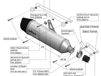 Глушитель LEOVINCE LV ONE EVO 14421EU