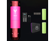 Беспроводная тату машинка WOS E70 Pro Adjustable Stroke 3.0-5.0mm Pink