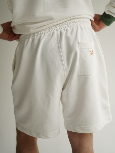 ШОРТЫ УНИСЕКС "ПРИЯТНО" БЕЛЫЕ