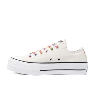 Кеды Converse Chuck Taylor All Star Floral Platform Print Low Top белые