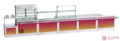 Прилавок для подогрева тарелок Abat ПТЭ-70Х-80