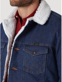 Куртка Wrangler® Cowboy Cut® Sherpa Lined Denim Jacket