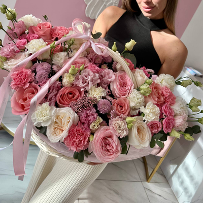 КОРЗИНА МИКС ЦВЕТОВ №22
