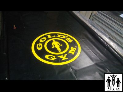 Печать на тенте (Нанесение логотипа один цвет 1м2) DNN