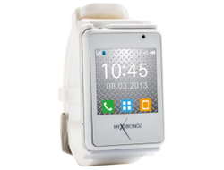 Умные наручные часы MyKronoz ZeNano White (белые) SW для iPhone Samsung
