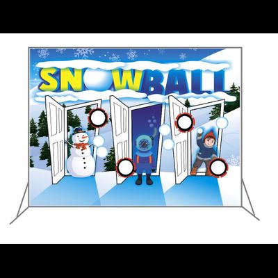 Призовой аттракцион на ловкость «Снежки»