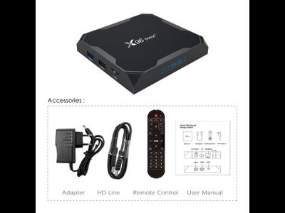 X96 MAX+ (Plus) S905X3 4/32GB Android TV BOX (1000 Mb Lan\5 ГГц)