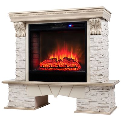 Электрокамин Rockland Lux с очагом Sparta 25.5 LED