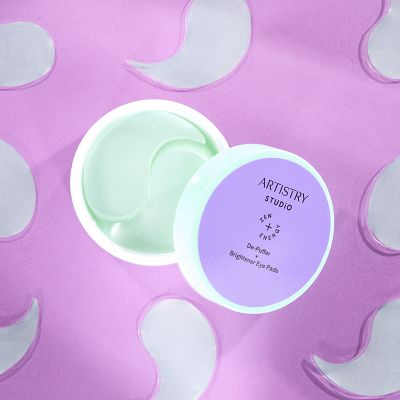 ARTISTRY STUDIO Освежающие гидрогелевые патчи для глаз против отеков, придающие сияние, 60 шт. (30 пар)