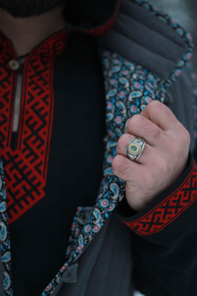 Стёганый мужской жилет "Родное тепло"