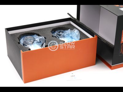 Светодиодные билед модули Aozoom A5+ Bi-Led 2020, 2.5 дюйма, 35w, 9-16v, крепление гайкой или на шпильки, драйвер встроенный (комплект, 2шт)