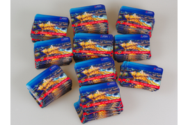 Рекламные виниловые магниты 84х57 мм.