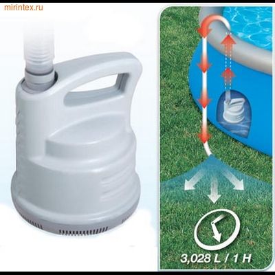 Дренажный насос для бассейна, 3595 л/ч (для бассейнов высотой не более 122см)