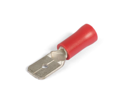 Разъем кабельный плоский изолированный «папа» ВРПИ-П 1.5-(6.3) серия ПРОФИ виброустойчивый с ПВХ манжетой