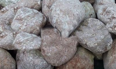 Розовый мрамор, фракция 300-500 мм