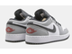 Nike Air Jordan 1 Low Light Smoke Grey (Экокожа) сзади