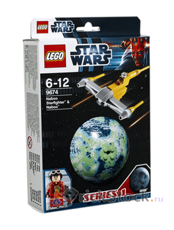 # 9674 Микро–«Истребитель Набу» и Планета Набу / Naboo Starfighter & Naboo (2012)