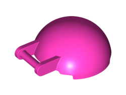 Windscreen 4 x 4 x 1 2/3 Canopy Half Sphere with Bar Handle, Dark Pink (18990 / 6388024)