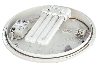 Светильник люминесцентный пыле-влаго защищённый Vyrtych Corso-PC 1х60w E27 IP65