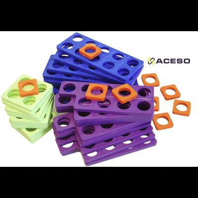 Нумикон. Набор цветных пластиковых форм 100шт.