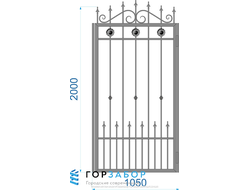 Купить калитка кованая KK1506 срочно