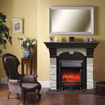 Электрокамин Дублин AO M2 с очагом Fobos