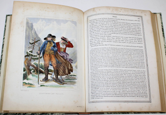 Живописные Альпы. Описание Швейцарии. В 2-х частях. [На фр. яз.].  Paris: Delloye, 1837-1838.