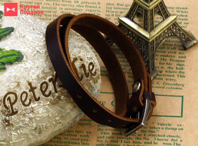 кожаный браслет ремешок Novaly