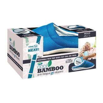 ТАПОЧКИ COOL BAMBOO ANTI-FATIGUE GEL SLIPPERS ОПТОМ