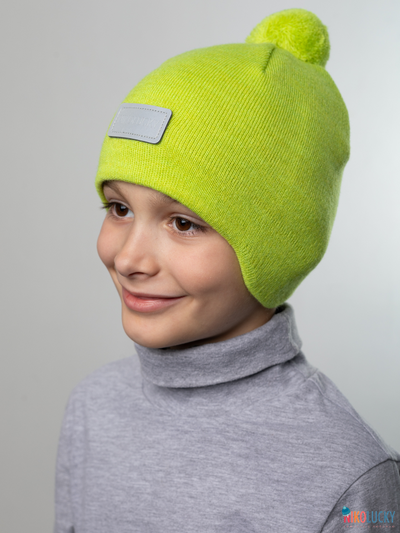 Шапка 24201-02 х/б подклад, салатовый 52-54
