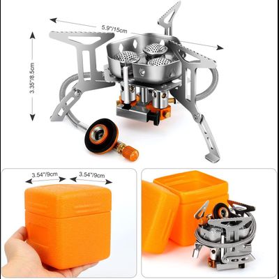 Портативная туристическая складная газовая плита Widesea